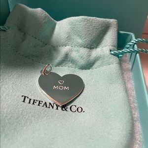 Tiffany & Co. MOM heart tag charm